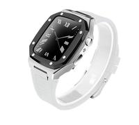 BONOOL Kit de modificación para caja de reloj Mod bisel correa de goma banda de Metal 44mm 45mm 41mm 40mm para iWatch Series 8 7 6 SE 5 4