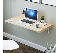 BONOOL Mesa plegable para montar en la pared, mesa plegable de pared, mesa de pared resistente, mesa de comedor, 30 x 60 cm, a la moda