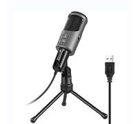 BONOOL Micrófono de Condensador cardioide para Juegos, micrófono USB para Ordenador, PC, grabación, transmisión en Vivo