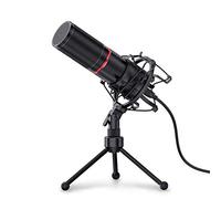BONOOL Micrófono de grabación de Condensador USB de Metal con trípode para Ordenador portátil grabación de Estudio cardioide Voz en Off
