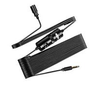 BONOOL Micrófono para práctico micrófono lavalier direccional, diseñado para teléfonos Inteligentes, videocámaras, grabadoras de Audio, PC, etc Uso en Video