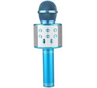 BONOOL Micrófono portátil Mini Home KTV para Reproducir música y Cantar Altavoz Reproductor Selfie PC