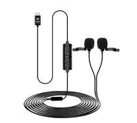 BONOOL Micrófono USB de 3,5 M dedicado Mini micrófono para teléfono móvil Lavalier micrófono de grabación en Vivo