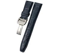 BONOOL Reemplazo de correa de reloj de piel de vaca de 20 mm, 21 mm, 22 mm para relojes IWC Portugieser Porotfino Family 'S Correa con hebilla plegable