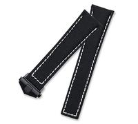 BONOOL Reloj de pulsera para hombre, reloj de pulsera de 20MM, 21mm, 22mm, correas de nailon de cuero genuino, repuesto de correa de reloj, accesorios, piezas Mod