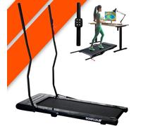 Bonplus BP | Cinta de Correr Elíptica | hasta 8km/h | Cinta Dynamique | 6 Programas | con Altavoces Incorporados | Peso Máximo 100kg | Plegable | Fitness Negro