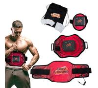 Bonplus BP | Electroestimulador Muscular | Abdo A Round 360º | Estimulador Muscular Abdominales | Cinturón EMS | 9 Programas (L/XL)