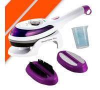 BONPLUS BP Plancha Vertical Vapor, Plancha de Vapor, Cepillo de Vapor, Depósito de Agua, Plancha de Viaje, Elimina Arrugas, Olores y Desinfecta
