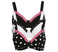 bonprix Sujetador rosa / negro / blanco 105xD EUR