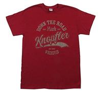 BONPUR Mark Knopfler Down The Road Tour 2019 - Camiseta para hombre, color granate, rosso, XXL