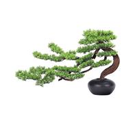 Bonsái Artificial Adornos de bonsái simulación China for la Entrada Sala Estar, arreglos Florales Falsos, Plantas Verdes Zen Falsas, en macetas Decoración Moderna