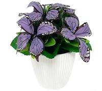 Bonsái de orquídea Phalaenopsis de plástico, 18 cm, resistente a la