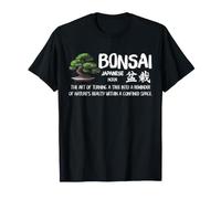 Bonsái Definición Japonés Árbol Arte Naturaleza Amante Humor Camiseta