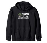 Bonsái Definición Japonés Árbol Arte Naturaleza Amante Humor Sudadera con Capucha