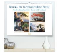 Bonsai, die formvollendete Kunst (hochwertiger Premium Wandkalender 2026 DIN A2 quer), Kunstdruck in Hochglanz: Entdecken Sie die zeitlose Schönheit und Lebenskunst der Bonsai in Haus und Natur