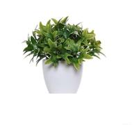 Bonsái falso para interiores con follaje realista de Pothos y detalle de hojas de dinero para decoración de sala de estar (G)