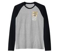 Bonsái-Papá Bonsai árbol Bonsai-Sello bonsáis-Plantas Bonsai Camiseta Manga Raglan