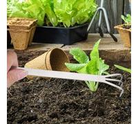 Bonsai Rake Tools, 3-Raíz Herramientas Bonsai con Mangos Largo Ergonómico, Rastrillo para Bonsái de Acero Inoxidable, Rastrillo Jardin para Bonsái, para Cultivar Huerto Suelo Agricultura Flower Pots