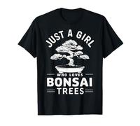 Bonsái Solo Una Chica Que Ama Los Árboles Bonsái Árbol Japonés Camiseta