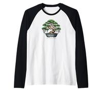 Bonsai Therapy Zen Hobby Gardener Bonsai Tree Lover Camiseta Manga Raglan