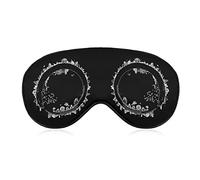 Bonsai Tree in Enso Circle Birds Eye Mask para dormir Blackout Night Blindfold con correa ajustable para hombres, mujeres, viajes, yoga, siesta