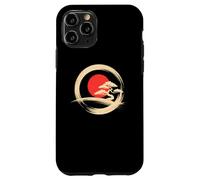 Bonsai Tree Samurai Art in Japanese Zen Buddhist Enso Circle Carcasa para iPhone 11 Pro