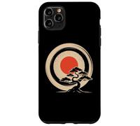 Bonsai Tree Samurai Art in Japanese Zen Buddhist Enso Circle Carcasa para iPhone 11 Pro MAX