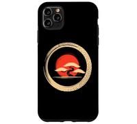 Bonsai Tree Samurai Art in Japanese Zen Buddhist Enso Circle Carcasa para iPhone 11 Pro MAX
