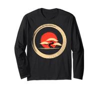 Bonsai Tree Samurai Art in Japanese Zen Buddhist Enso Circle Manga Larga