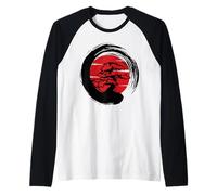Bonsai Tree Whisperer - Funny Japanese Zen Gardener Design Camiseta Manga Raglan