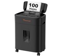 Bonsaii Destructora de Papel con Corte Micro-Particular P4, alimentación automática hasta 100 Hojas, antiatasco, 30 min Continuo, depósito de 16L - para Oficina y hogar, C231-D