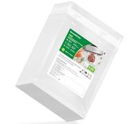 Bonsenkitchen Bolsas de Vacío Para Alimentos 100 Bolsas 20x30 cm | Para Máquina Al Vacío - Bolsas De PVC Gofradas Para La Conservación De Alimentos Y La Cocción, VB3205