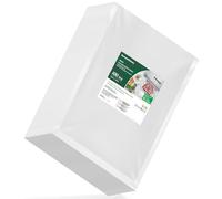 Bonsenkitchen - Bolsas de vacío para alimentos (100 bolsas, 20x30cm, para máquina al vacío, bolsas de PVC para hacer el vacío de aire con gofres para la conservación de alimentos y la cocción, VB3205