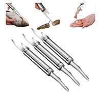 Bonseor 5 in 1 Multifunctional Shrimp Line Fish Maw Knife, Stainless Steel Shrimp Deveiner Tool,Household Shrimp Line Knife,Fish Scaler Remover (3 PCS)