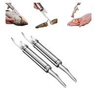 Bonseor 5 in 1 Multifunctional Shrimp Line Fish Maw Knife, Stainless Steel Shrimp Deveiner Tool,Household Shrimp Line Knife,Fish Scaler Remover (2 PCS)