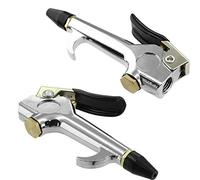 Bonsicoky 2 pistolas de soplado estilo palanca, pistola de polvo desmontable resistente con boquillas de punta de seguridad de goma para limpieza del hogar y reparación de automóviles