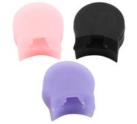 Bonsicoky 3 almohadillas de silicona para reposamuñecas, cojín de silicona para clarinete, protector de cojín para la mayoría de oboe de clarinete, 3 colores