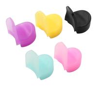 Bonsicoky 5 almohadillas de silicona para reposamuñecas, cojín de silicona para clarinete, protector de cojín para la mayoría de oboe de clarinete, 5 colores