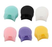 Bonsicoky 6 almohadillas de silicona para reposamuñecas, cojín de silicona para clarinete, protector de cojín para la mayoría de oboe de clarinete, 6 colores