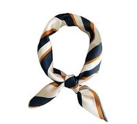 Bontand Pequeño cuadrado de las mujeres multifunción bufandas de seda de raso Chales flaco retro del lazo del pelo bolso de la manija de la cinta Pañuelos señoras de la oficina pañuelo para el cuello