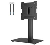 BONTEC Soporte TV Pie para Pantallas de 17-43 Pulgadas LCD/LED/OLED/Plasma/Curva, Mesa Universal con Giratorio y Altura Ajustable, Soporte Pie TV hasta 45kg, Máx VESA 200x200 mm