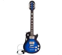 BONTEMPI 46948 - Guitarra eléctrica infantil de Rock con micrófono / Tamaño 68,5cm, 10 melodías incluidas / Guitarra infantil para niños, instrumentos musicales infantiles