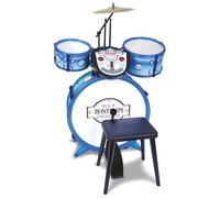 Bontempi 525602 - BATERIA ELECTRIA Drum 4 Niveles DE Aprendizaje 7 RITMOS 14 MELODIAS, Multicolor, 50x68x50 cm