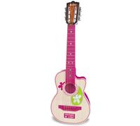 Bontempi | ChitarFolk - Guitarra Folk de Plástico de 70 cm para Explorar Acordes y Melodías de Manera Ligera, Rosa