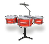 Bontempi | DrucMaster - Set de Batería con Tres Tambores y Platillos para una Experiencia Única, 27.4x26.9x17.9 cm