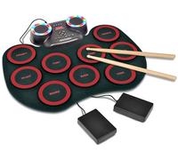 Bontempi | FlexBuddy - Batería Flexible electrónica de 9 Almohadillas con Ritmo y diversión asegurados, 43,2 x 17,1 x 6,5 cm