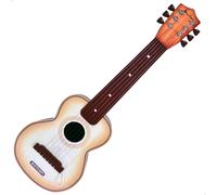 Bontempi - Guitarra clásica de madera con 6 cuerdas funcionales, sonido real de calidad, cuerpo brillante, diseño tradicional español, perfecta para iniciarse en la música, ideal para que los niños