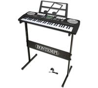 Bontempi | HarmonyLegs - Teclado Digital de 54 Teclas con Patas, Conexión USB y Adaptador de Red para una Armonía Completa, 690x220x700 mm