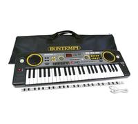 Bontempi | HarmonyTouch - Teclado Digital de 49 Teclas con Accesorios completos para un Toque armonioso,