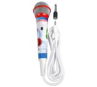 Bontempi - Keytune Mic Micrófono Unidireccional de Condensador para Teclados de Juguete Rojo con Cable de 2,5m y Adaptador de 63mm